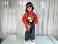 Künstlerpuppe Sammler Puppe Handarbeit Porzellanpuppe 78 cm. Bruch im Nacken 