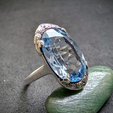 Art Deco Ring 935 Silber