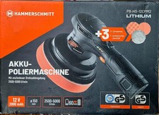 Hammerschmitt 12 V Akku Poliermaschine 5000 U min Auto Polierer OHNE AKKU