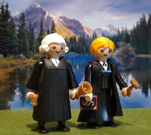 Playmobil richter gericht - richter, jury