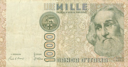 Italien italy 1000 lire - italien,