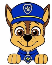 PAW Patrol Essbar Chase Tortenaufleger Torte  Geburstag Zuckermasse