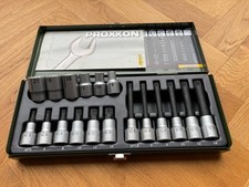 Proxxon 23296 Spezial-steckschlüsselsatz für Vielzahnschrauben XZN 18-teilig