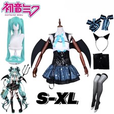 Anime Hatsune Miku Vocaloid Hatsune Cosplay Costume Outfits Wig Suit Dress Party