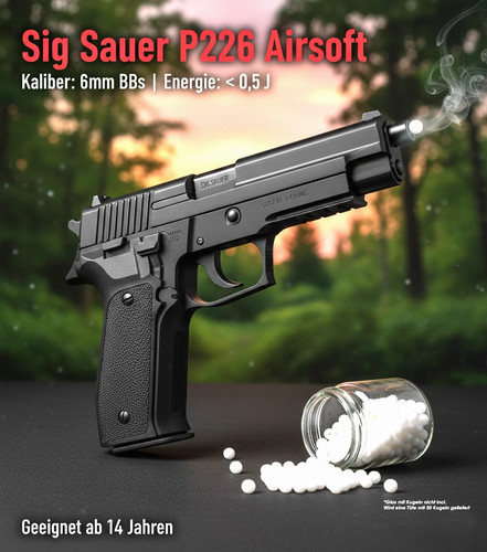 Sig sauer p226 6mm - 6mm, airsoft