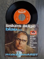 Vinyl Single - Heinz Erhardt - Linkes Auge blau../Ich hab zu haus ne Frau / 1959