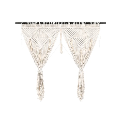 Makramee wand behang handweb - behang,