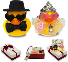 2er Set Quietsche Enten Braut