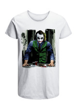 Batman Heath Ledger Herren Joker T-Shirt Bekleidung 100% Baumwolle Größe S >XXL