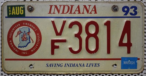 Indiana nummernschild usa - nummernschild,