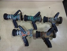 Hohlstrahlrohr, Turbospritze, mit Griff, Messing, Storz C, Bundeswehr BW Ziegler