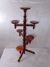 Antiker Holz Blumenständer Etagere - Vintage um 1900 - Handgefertigt - 106 cm