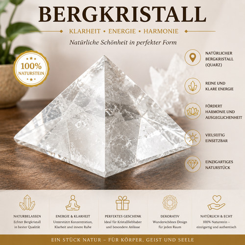 Bergkristall pyramide g - bergkristall,