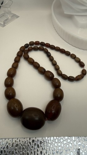 Antike bernsteinkette amber - bernsteinkette,