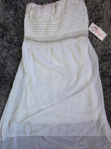 Vokuhila kleid strass - vokuhila,