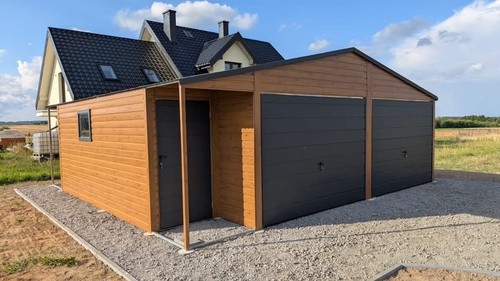 6x5 gerätehaus holzoptik - gerätehaus,