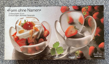 2 Glas Dessert-Schälchen, Rosenthal Studioline Form ohne Namen, Neu, in OVP, Top