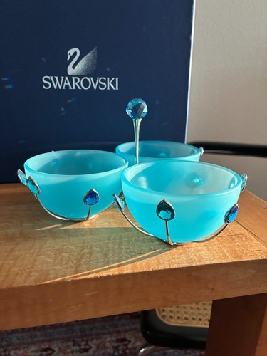 Swarovski schale bowl blau - swarovski,