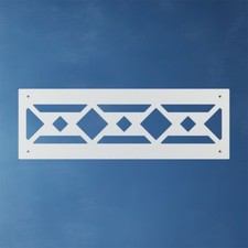 Schablone XL Bordüre Quadrat Geometrisches Muster - LB47