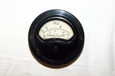 DDR Voltmeter Messgerät Spannungsmesser Voltmesser Einbaumessgerät Bakelit 1959