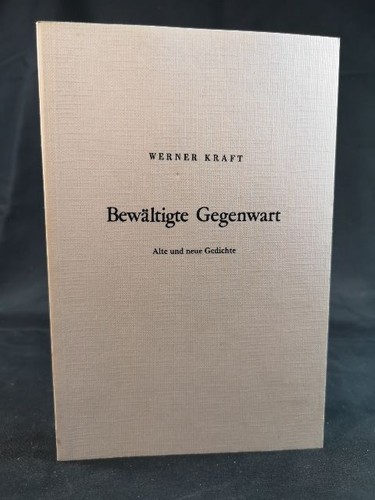 Bewältigte gegenwart alte - gegenwart.,