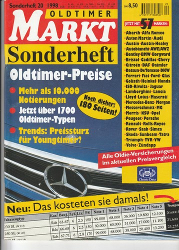 Oldtimermarkt sonderheft - sonderheft, nr
