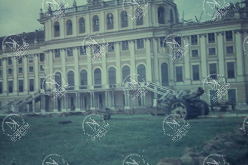 Farbdia slide wien schloss - farbdia,