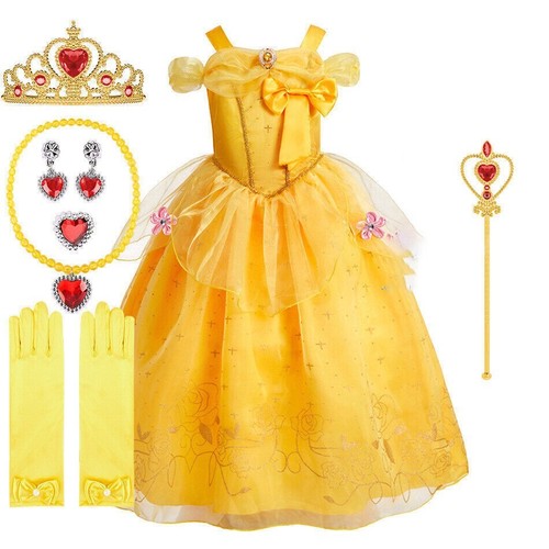 Kinder prinzessin belle kleid - prinzessin,