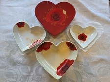 Casa Mondi Casamore Schüsseln Teller Porzellan Vorspeise Herz