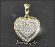 Anhänger 0,45ct Diamant Herz