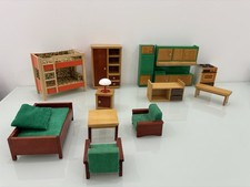Puppenmöbel Set – Vero DDR 70er + Bodo Hennig Etagenbett – Puppenstube Vintage