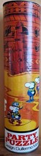 Mordillo Party Puzzle rund 1000 Teile 1973 #3209 by playfair komplett mit Poster