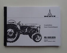 Ersatzteilliste für Deutz D 4005 F3L 812 Z 1136-3