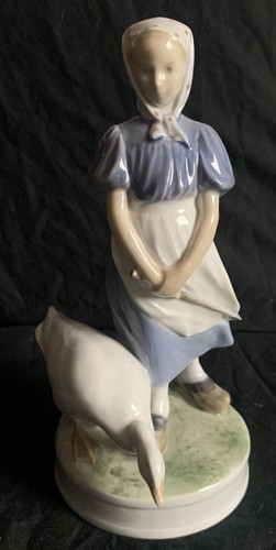 Porzellan figur mädchen mit - figur,