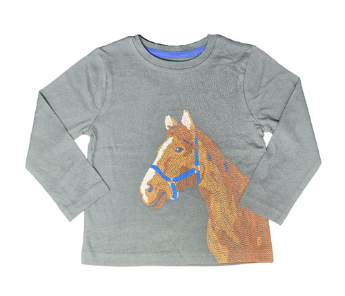 Boden mädchen top grün khaki - mädchen,