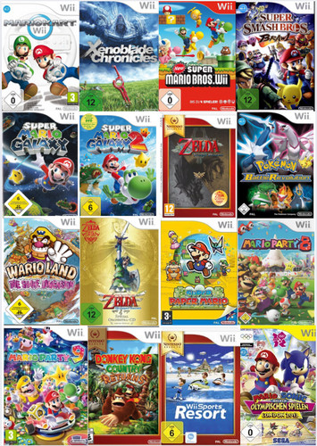 Nintendo wii spiele auswahl - nintendo,