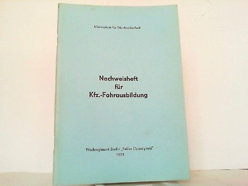 Nachweisheft für
