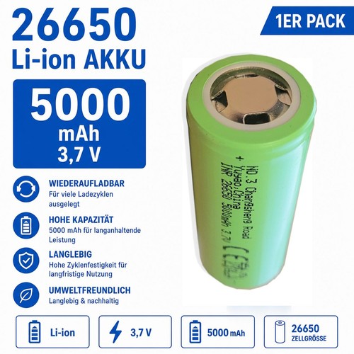 26650 ion akku 7v 5000mah - 26650,