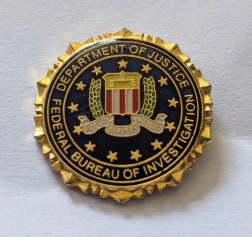 Fbi justizministerium pin - fbi,