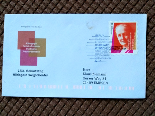 Deutschland 2021 fdc 150 - 2021,