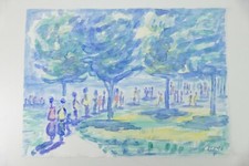 Wilhelm Klußmann Aquarell