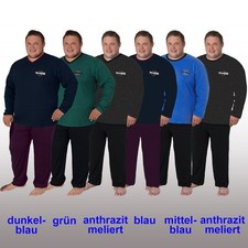 He. Schlafanzug Nachtwäsche Hausanzug 100% Baumwolle 58 60 62 64 66 XXL-6XL*****