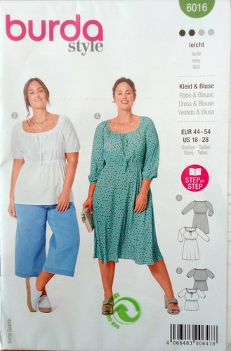 Burda step style 6016 kleid - burda,