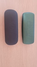 Brillen Etui, 2 Stück, Schwarz & Dunkelgrün, Marke Matt Und Haugg