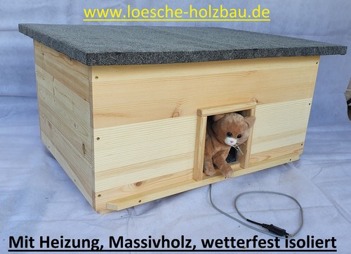 Großes katzenhaus mit - großes,