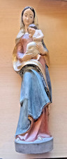 Holzfigur geschnitzt, Maria