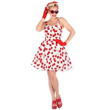 KARNEVAL FASCHING KOSTÜM DAMEN 50ER JAHRE PETTICOATKLEID KIRSCHEN GR. S NEU OVP