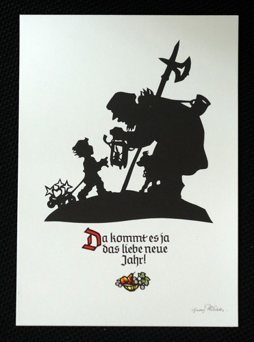 Plischke karte postkarte - karte,