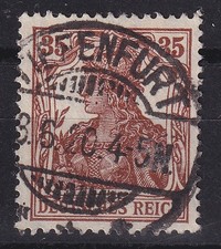 75856) TIEFENFURT Schlesien Stempel 1920 auf Marke
