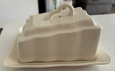 Alte Käse-Aufbewahrungs-Dose - Butterdose Keramik 19 x 15 cm